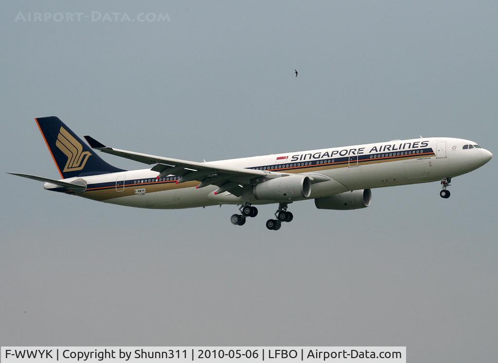 F-WWYK, 2010 Airbus A330-343X C/N 1124, C/n 1124 - To be 9V-STN