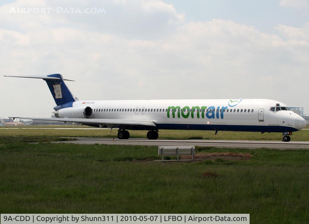 9A-CDD, 1982 McDonnell Douglas MD-82 (DC-9-82) C/N 49113, Taxiing holding point rwy 14L for departure...