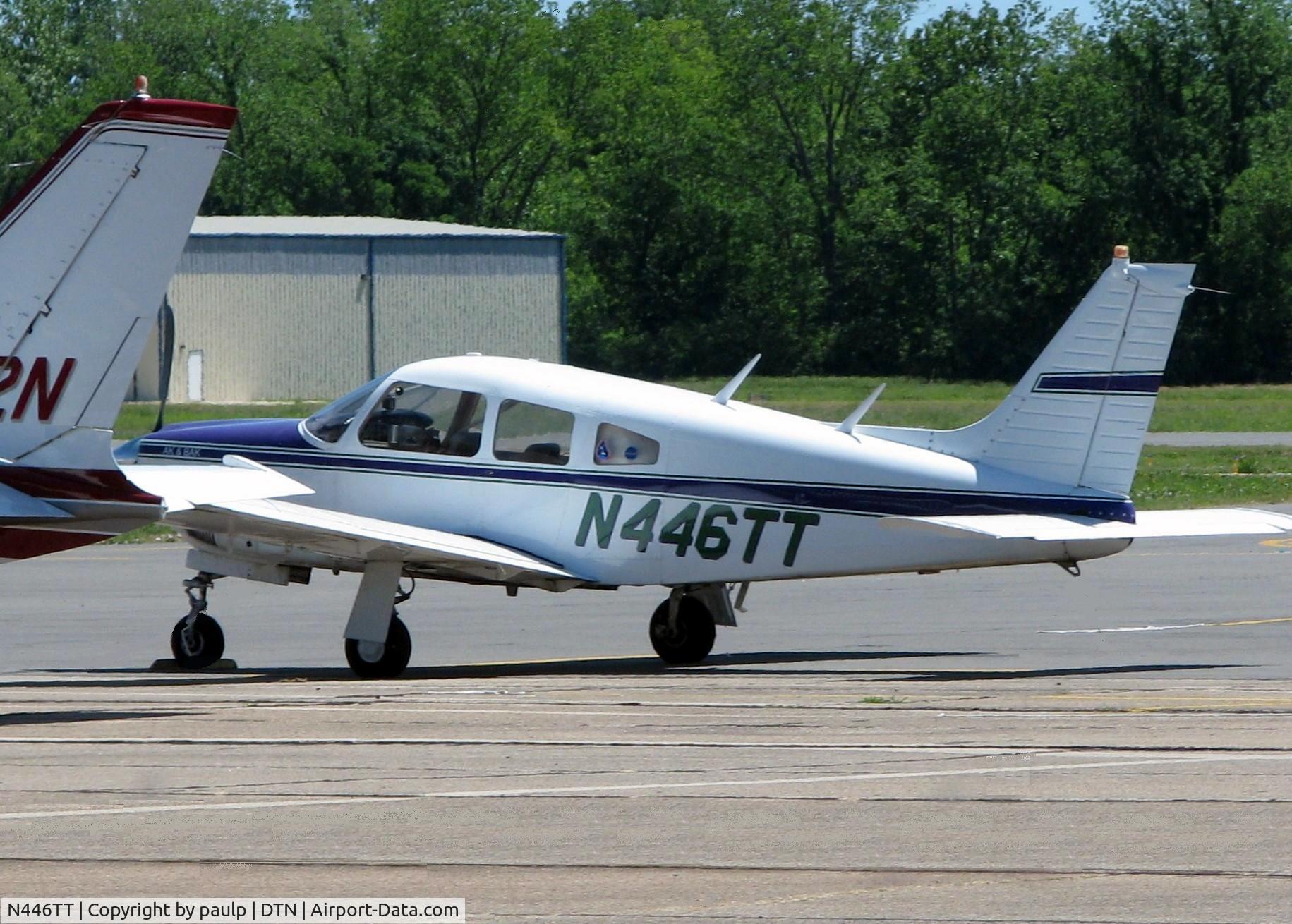 N446TT, 1974 Piper PA-28R-200 C/N 28R-7435317, At Downtown Shreveport.