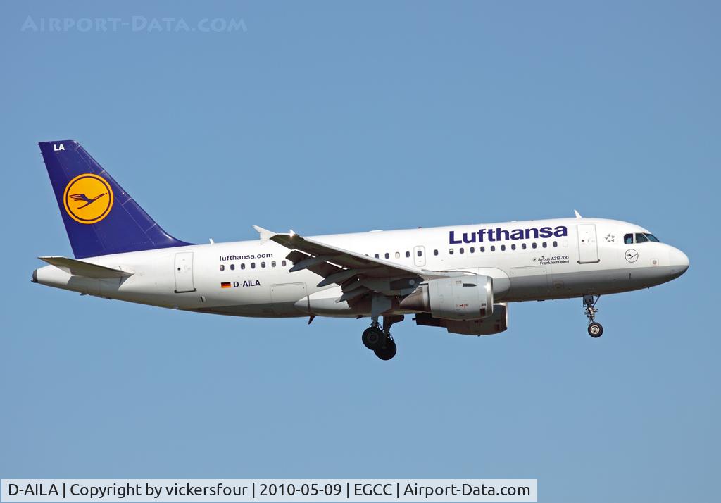 D-AILA, 1996 Airbus A319-114 C/N 609, Lufthansa