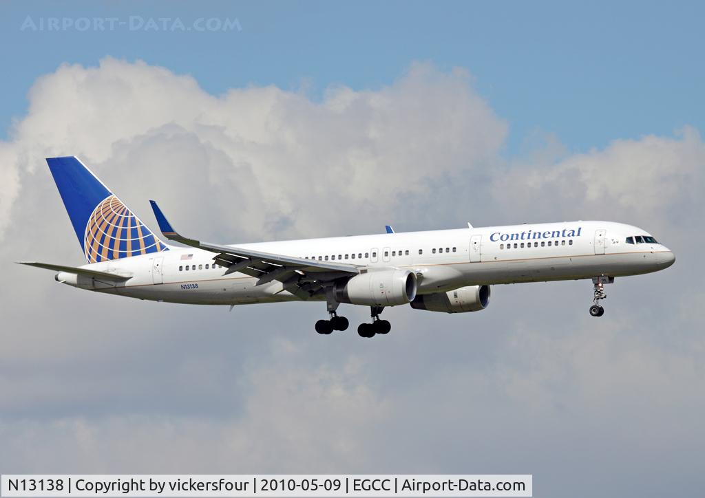 N13138, 1999 Boeing 757-224 C/N 30351, Continental Airlines