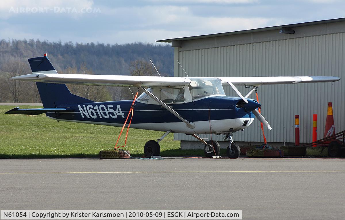 N61054, 1969 Cessna 150J C/N 15070767, Parked at its base in Falköping, Sweden