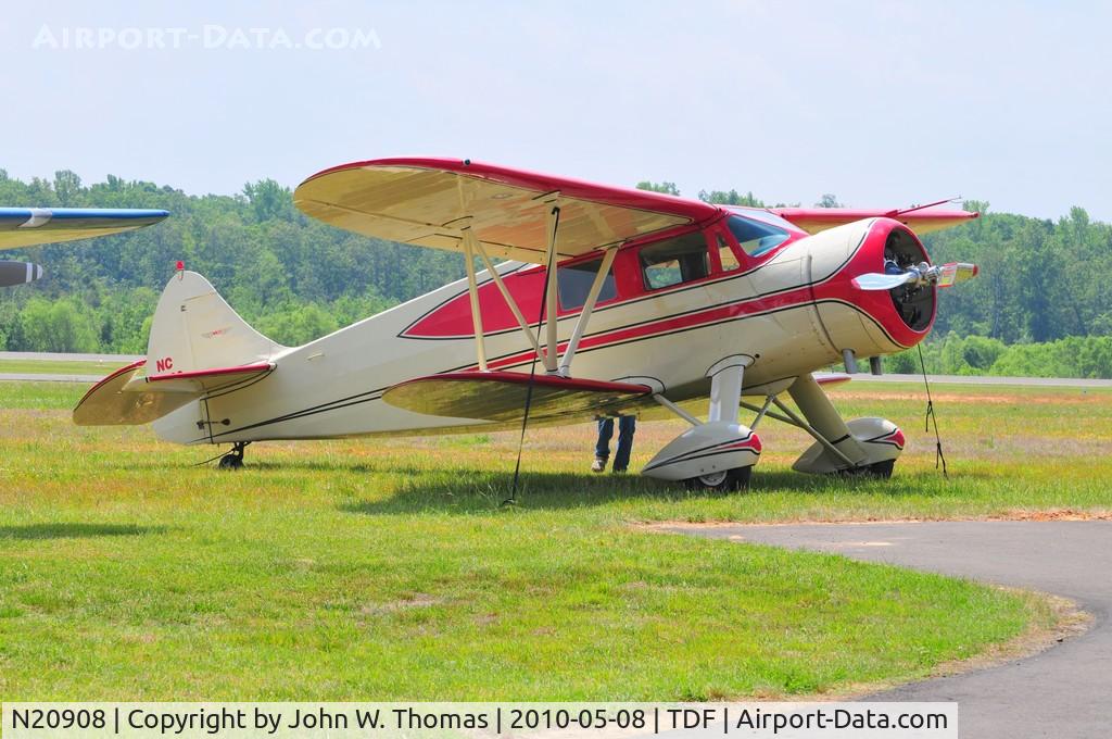 N20908, 1939 Waco AGC-8 C/N 5067, Vintage Aircraft Fly In