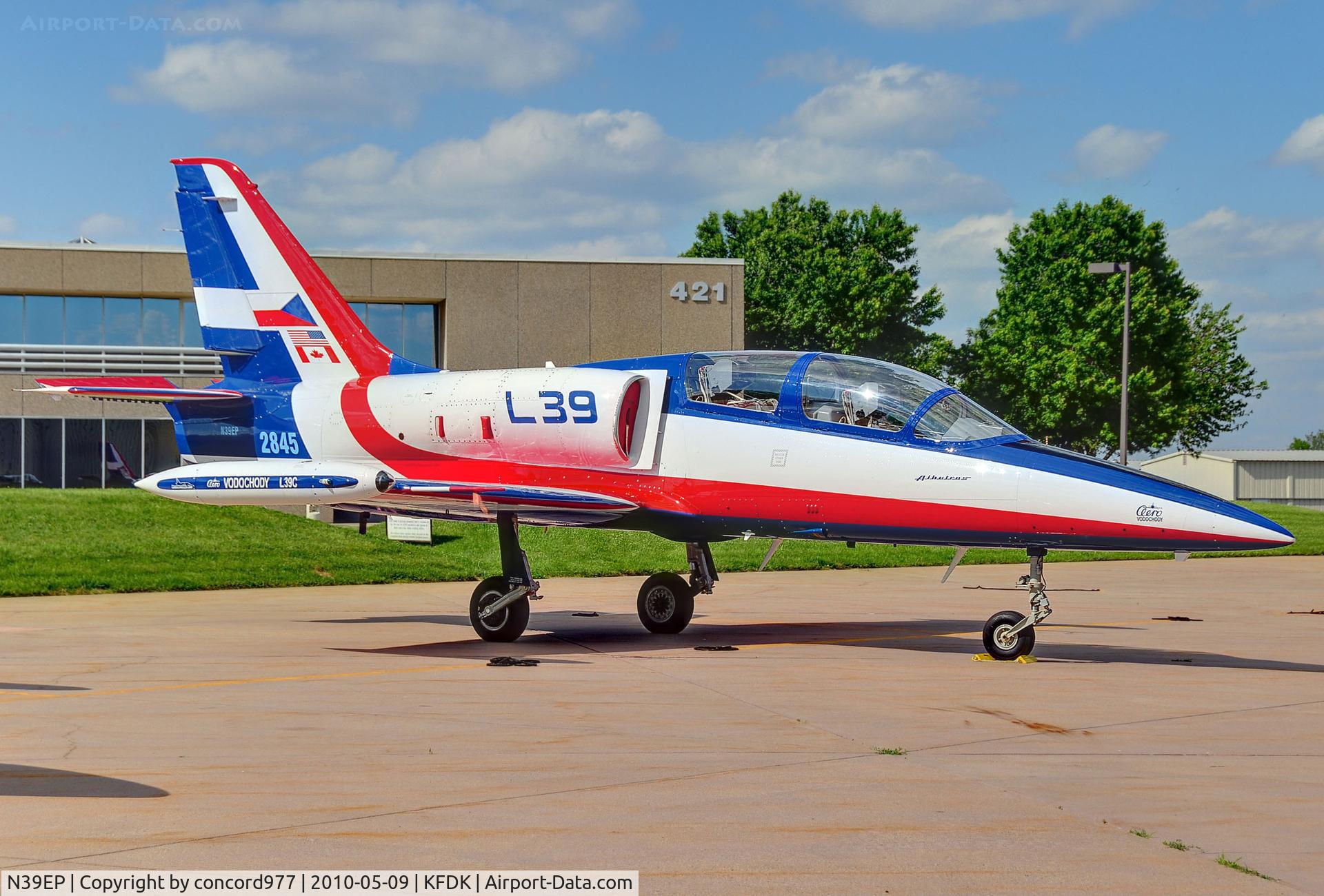 N39EP, 1984 Aero L-39C Albatros C/N 432845, Seen at KFDK on 5/9/2010.
