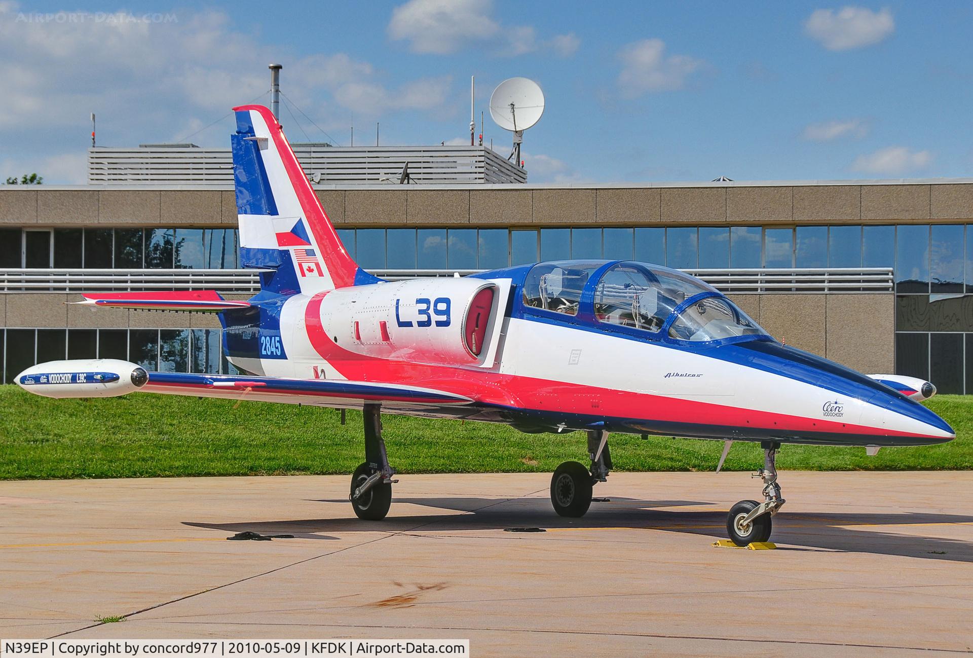 N39EP, 1984 Aero L-39C Albatros C/N 432845, Seen at KFDK on 5/9/2010.