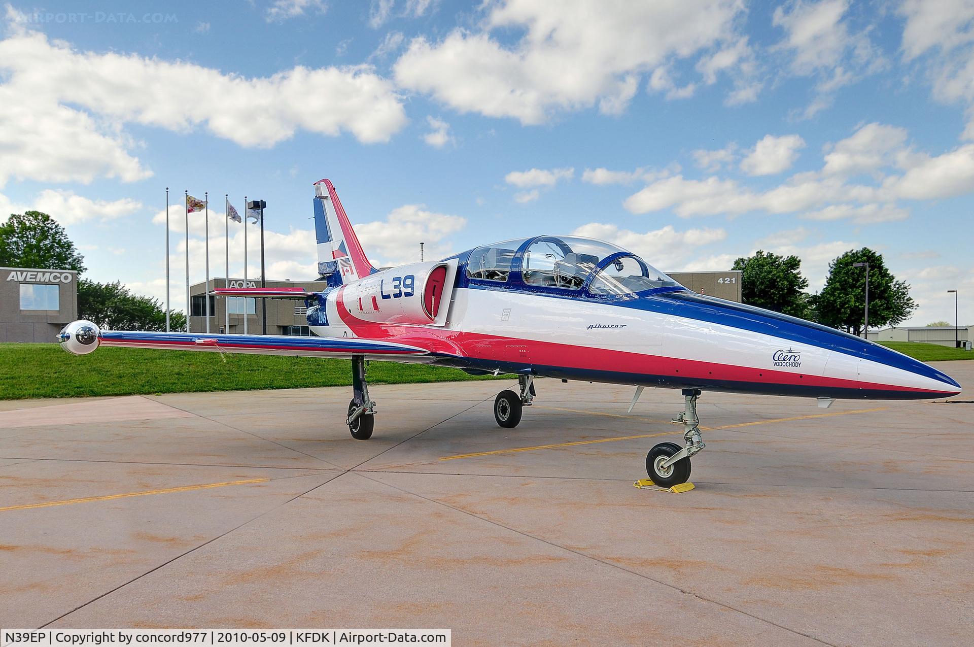 N39EP, 1984 Aero L-39C Albatros C/N 432845, Seen at KFDK on 5/9/2010.