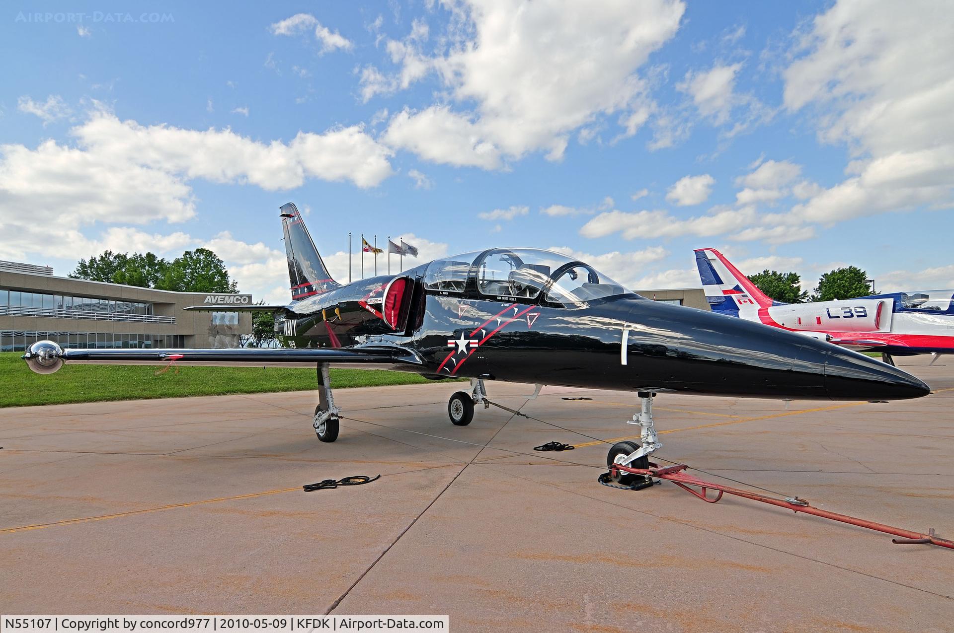 N55107, 1984 Aero L-39C Albatros C/N 433136, Seen at KFDK on 5/9/2010.