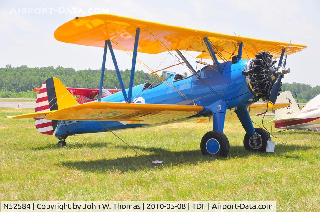N52584, 1941 Boeing B75N1 C/N 75-6955, Vintage Aircraft Fly In