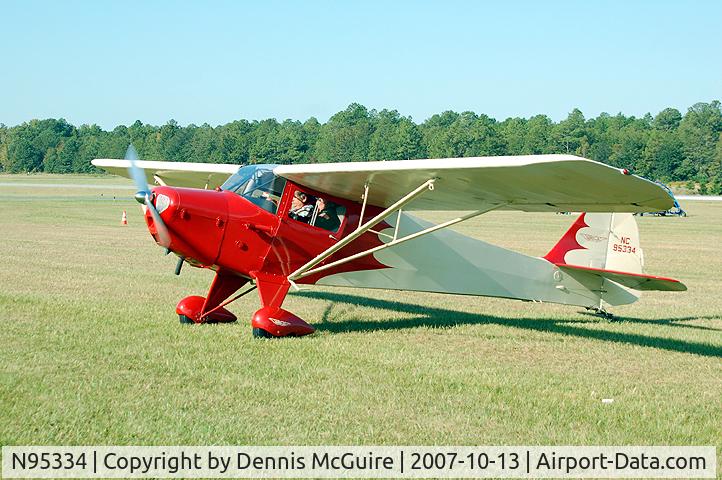 N95334, 1946 Taylorcraft BC12-D C/N 9734, Owner Dennis McGuire