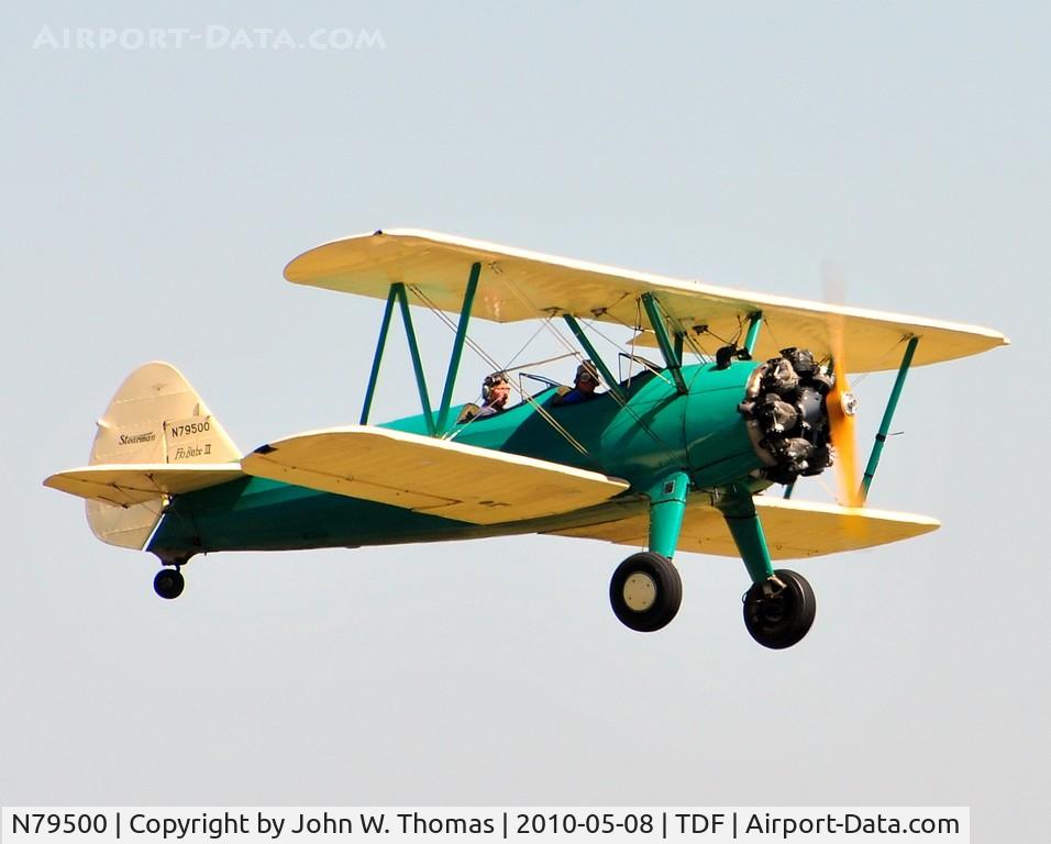 N79500, 1943 Boeing B75N1 C/N 75-8031, Vintage Aircraft Fly In