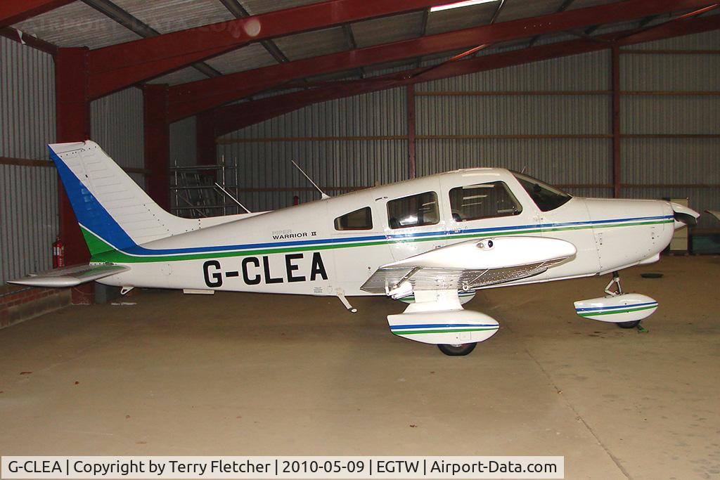 G-CLEA, 1978 Piper PA-28-161 Cherokee Warrior II C/N 28-7916081, 1978 Piper PIPER PA-28-161 at Oaksey Park