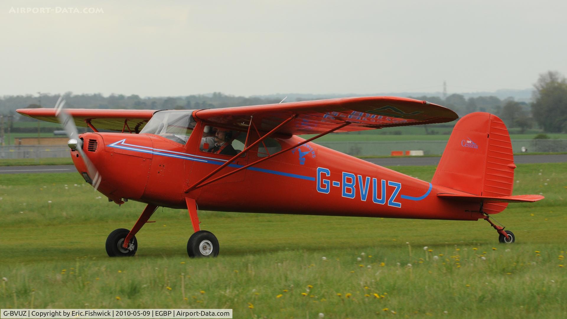G-BVUZ, 1946 Cessna 120 C/N 11334, 3. G-BVUZ Immaculate Cessna 120 at Kemble Airport (Great Vintage Flying Weekend)