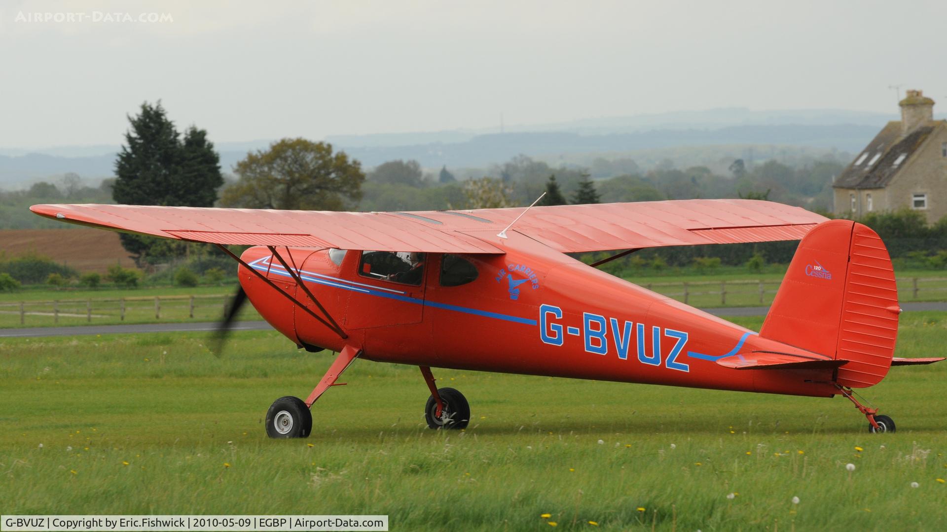 G-BVUZ, 1946 Cessna 120 C/N 11334, 1. G-BVUZ Immaculate Cessna 120 at Kemble Airport (Great Vintage Flying Weekend)