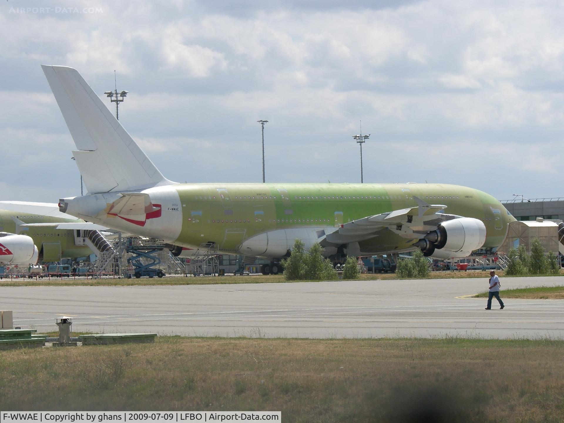F-WWAE, 2009 Airbus A380-842 C/N 050, To become the VH-OQH
