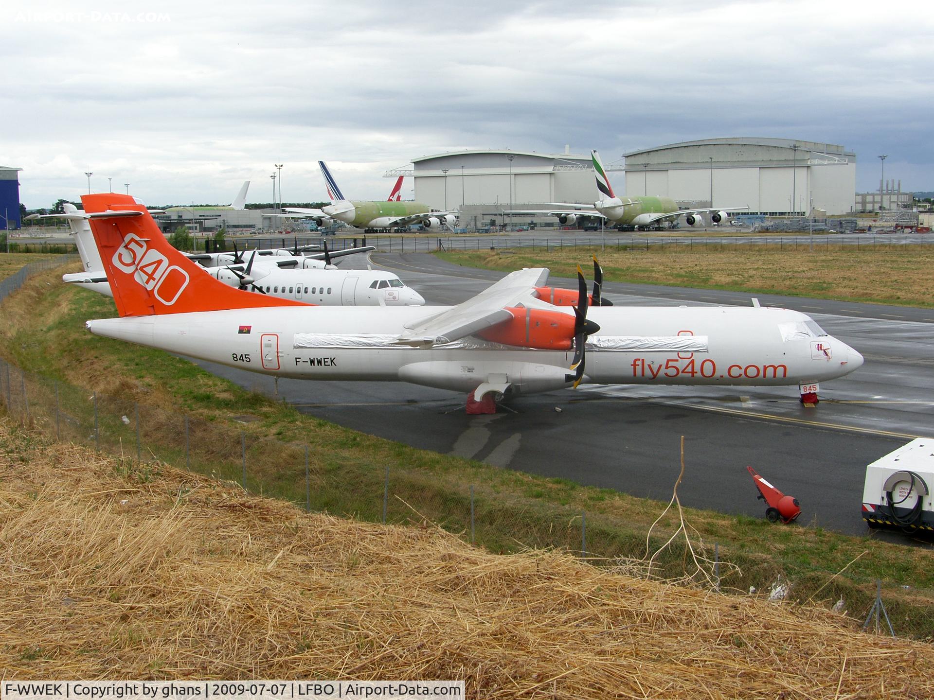 F-WWEK, 2009 ATR 72-212A C/N 845, Still in storage