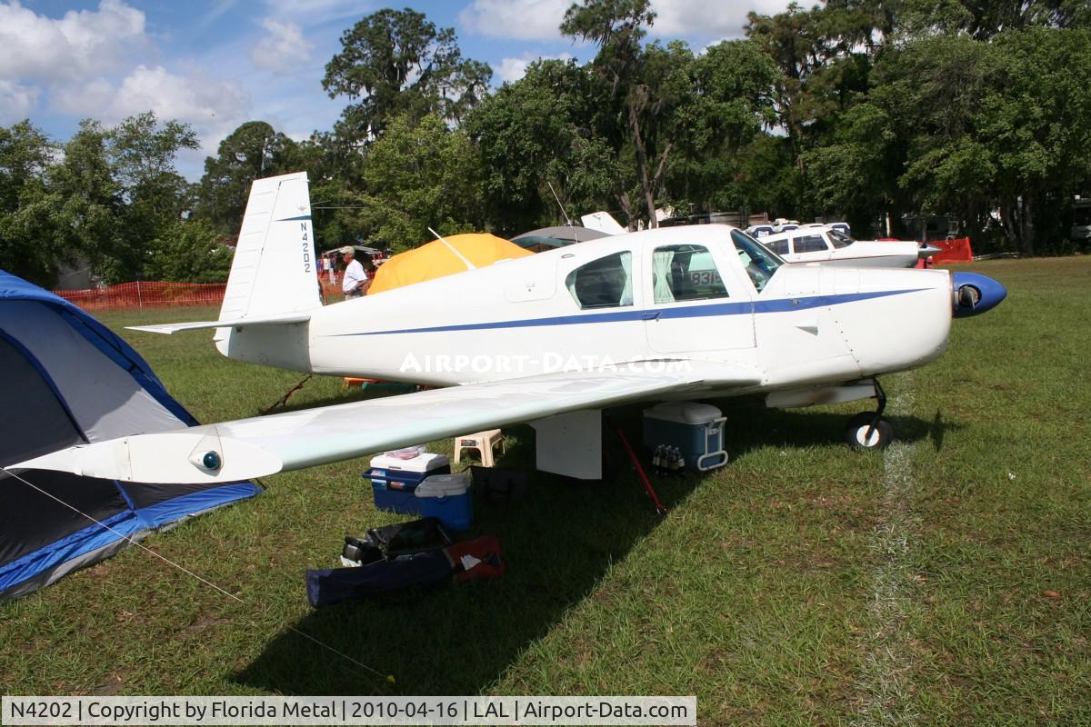 N4202, 1955 Mooney M20 C/N 1004, Mooney M20