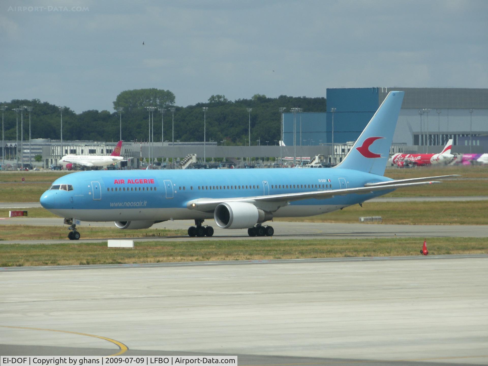EI-DOF, 1996 Boeing 767-306/ER C/N 27610, Leased to Air Algerie