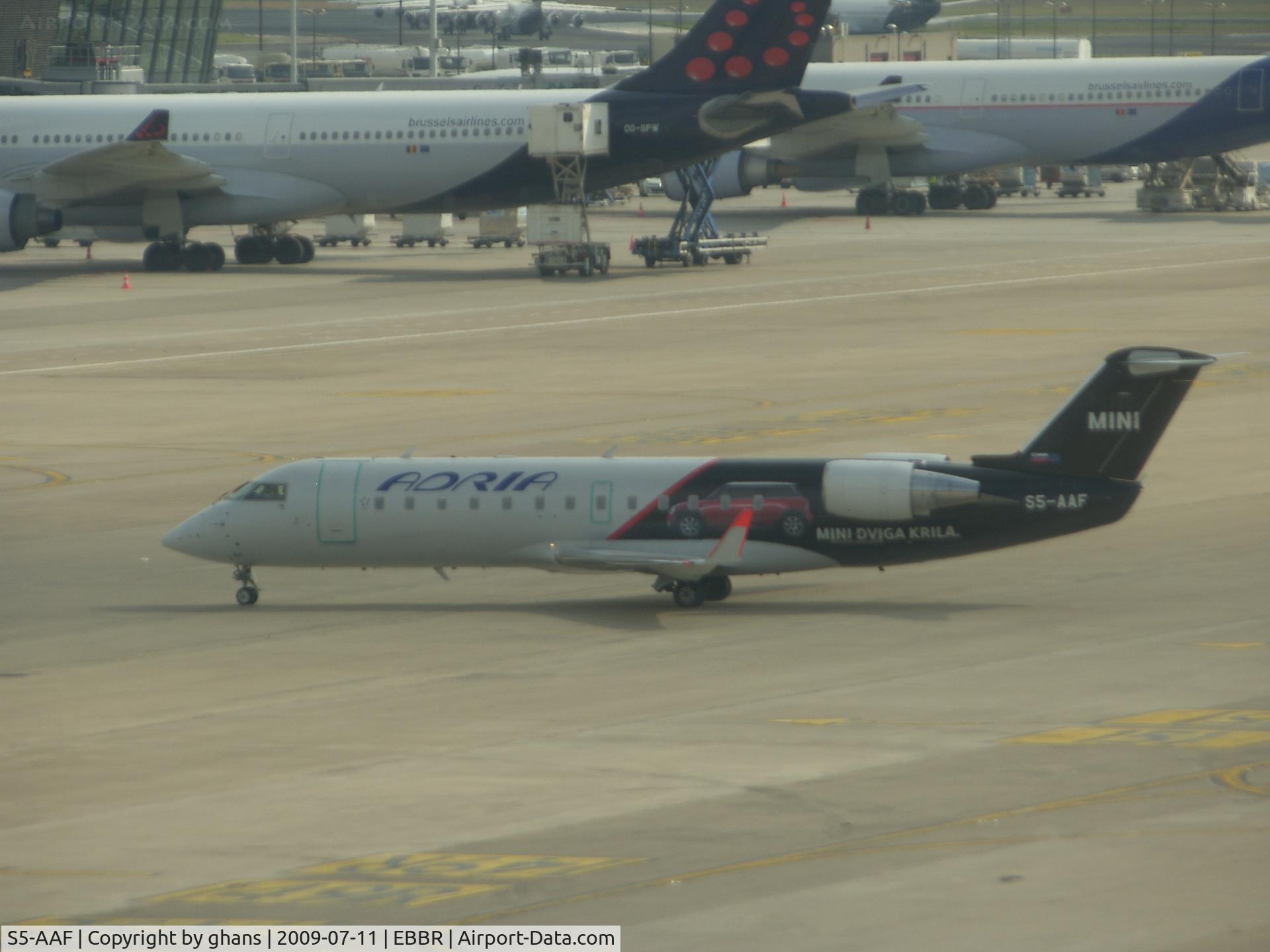 S5-AAF, 1998 Canadair CRJ-200LR (CL-600-2B19) C/N 7272, Mini logo
