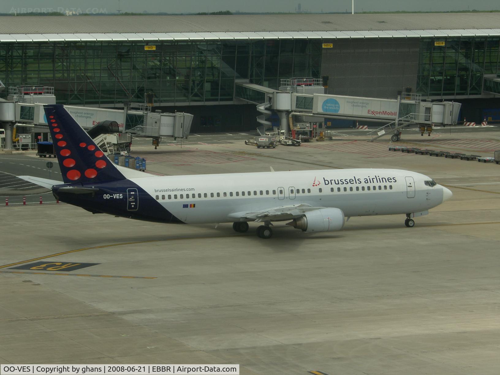 OO-VES, 1996 Boeing 737-43Q C/N 28493, In the new livery of Brussels Airlines