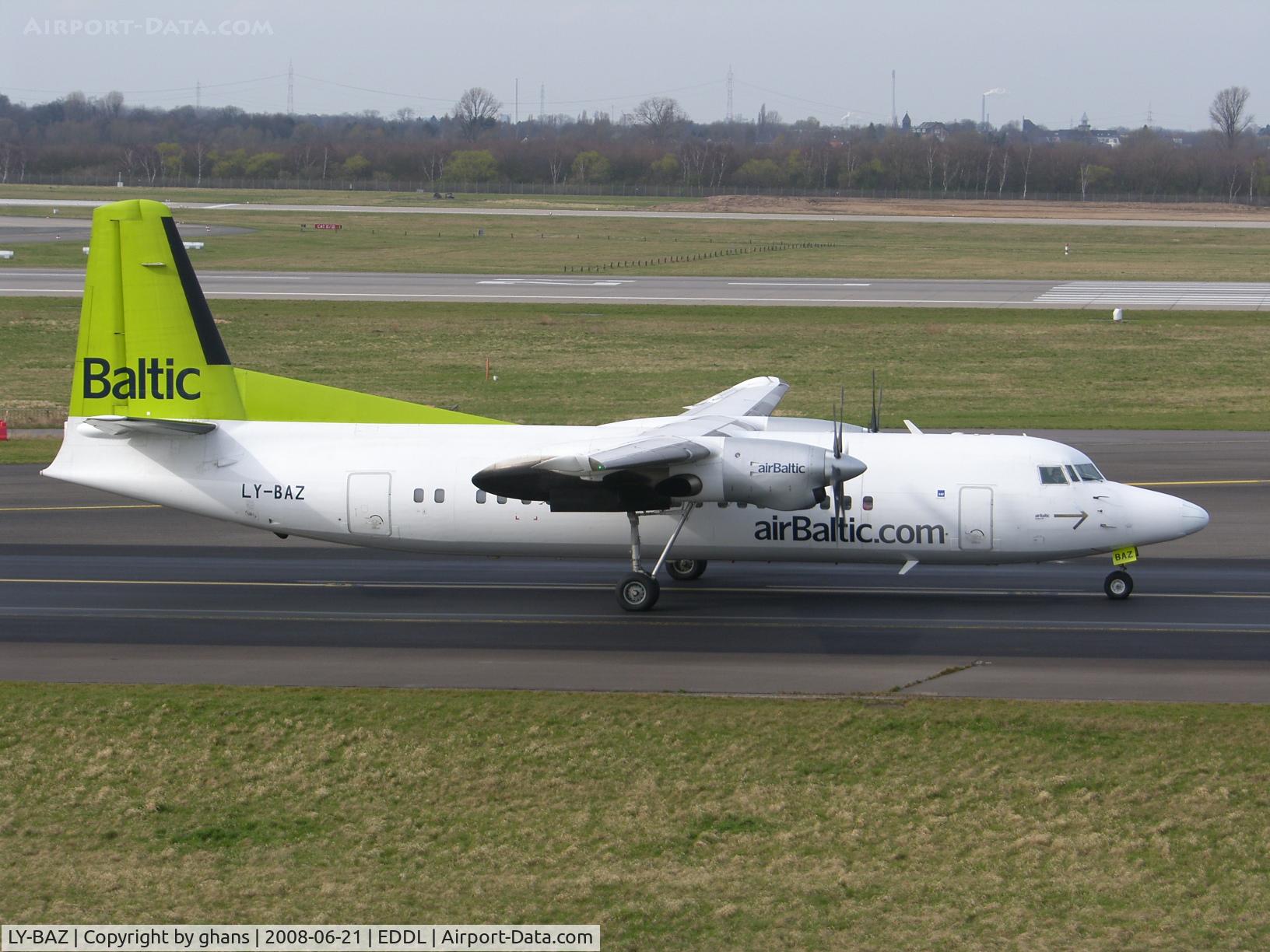 LY-BAZ, 1989 Fokker 50 C/N 20153, Where are the nice dancing girls on the tail?