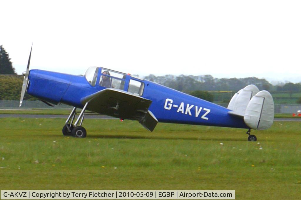 G-AKVZ, 1945 Miles M38 Messenger 4B C/N 6352, 1945 Miles Aircraft (northern Ireland) Ltd MILES M38 MESSENGER 4B, c/n: 6352 at the Great Vintage Flying Weekend at Kemble