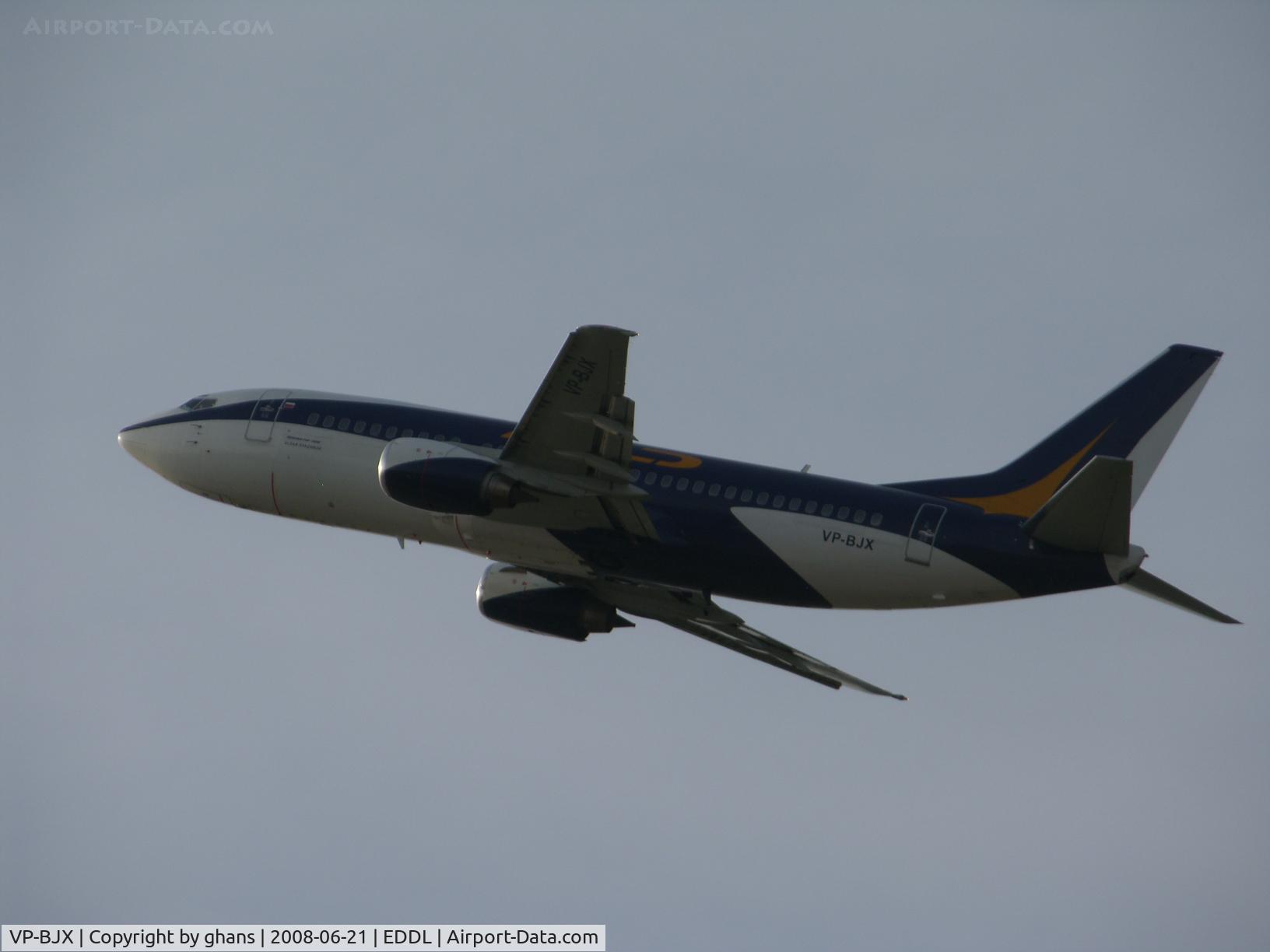 VP-BJX, 1987 Boeing 737-301 C/N 23557, Departing to Kalingrad, Khrabovo Airport