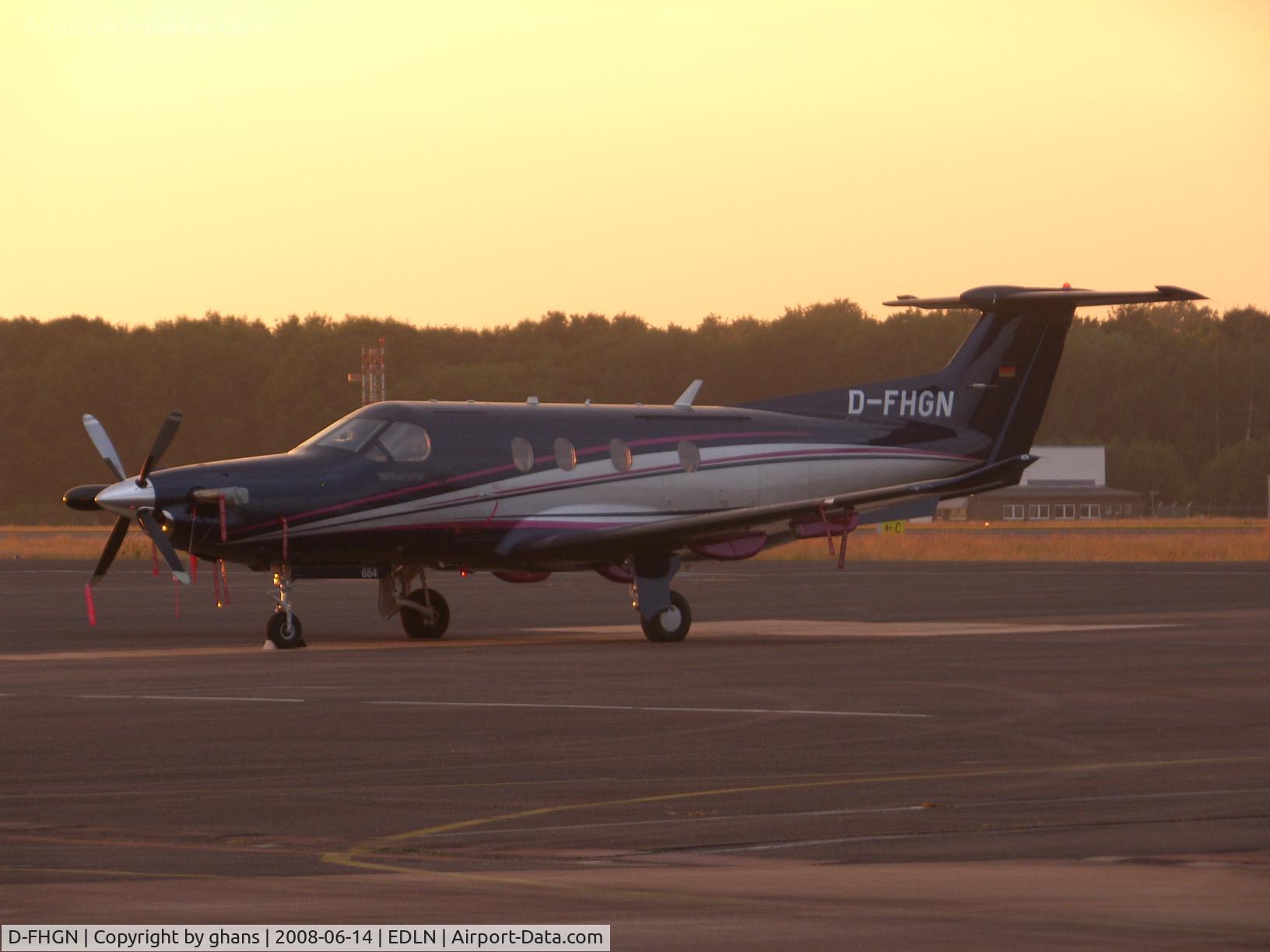 D-FHGN, 2005 Pilatus PC-12/47 C/N 684, Overnightstop at EDLN