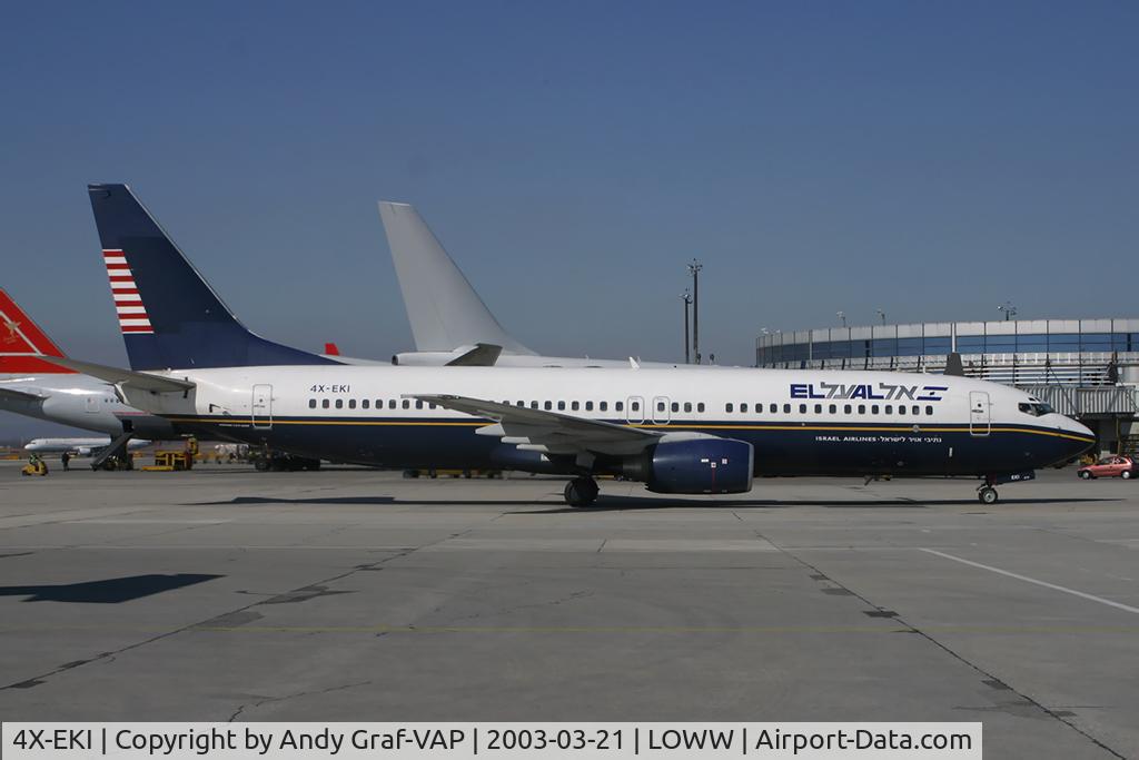4X-EKI, 1999 Boeing 737-86N C/N 28587, ElAl 737-800