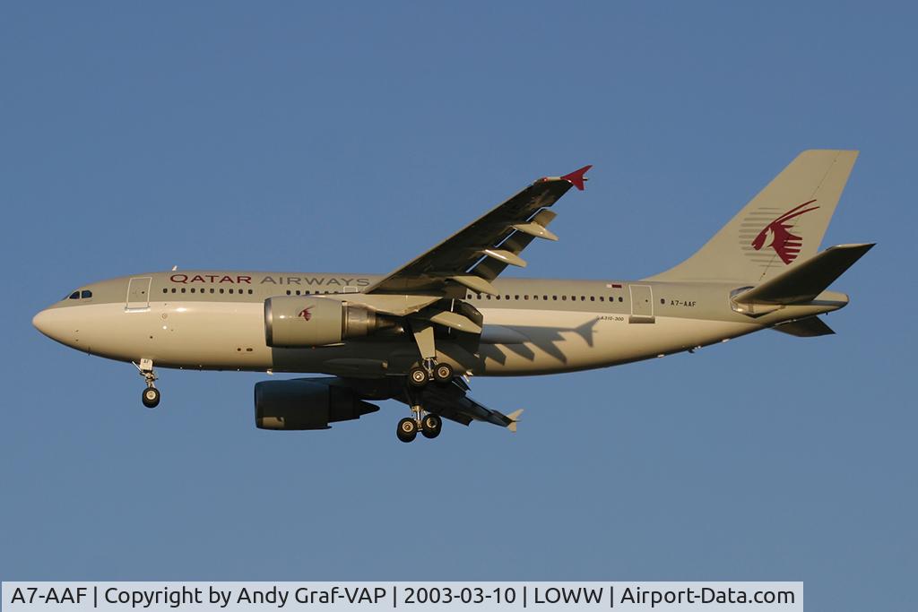 A7-AAF, 1989 Airbus A310-304 C/N 473, Qatar Airways A310-300