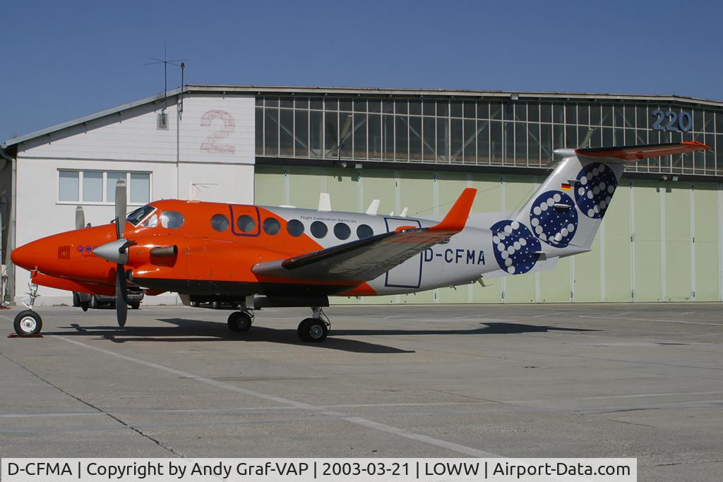 D-CFMA, 1993 Beech Super King Air 350 C/N FL-76, Flight Calibration Service B350