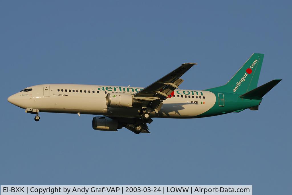 EI-BXK, 1992 Boeing 737-448 C/N 25736, Aer Lingus 737-400
