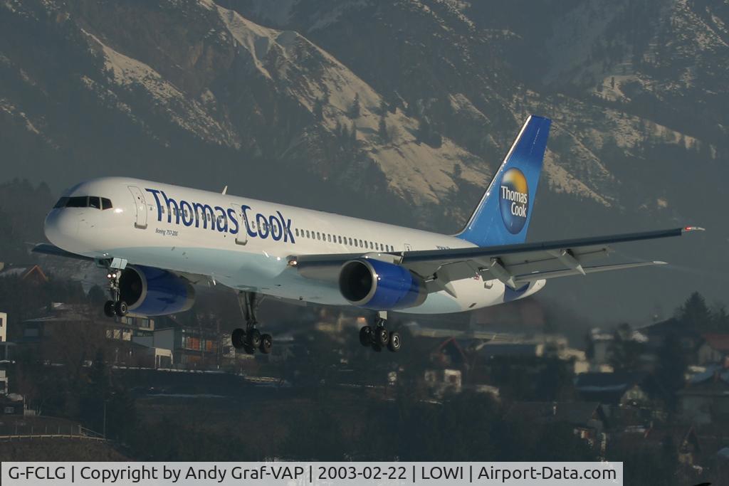 G-FCLG, 1988 Boeing 757-28A C/N 24367, Thomas Cook 757-200