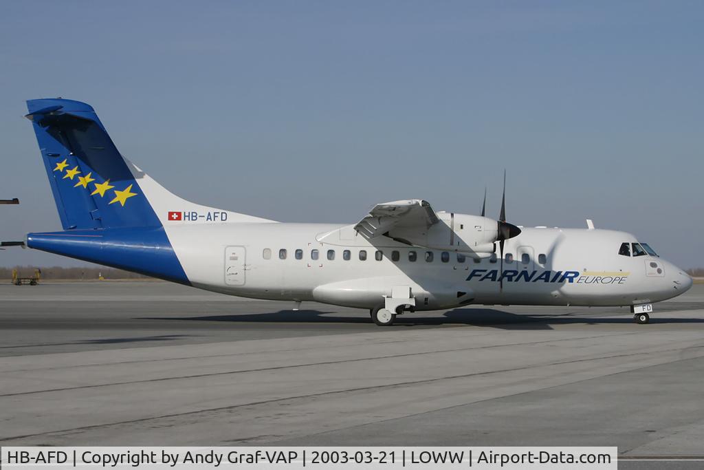HB-AFD, 1989 ATR 42-320 C/N 121, Farnair ATR42
