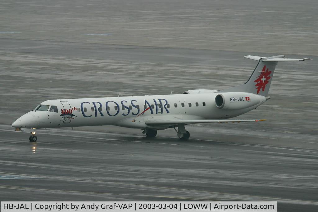 HB-JAL, 2001 Embraer ERJ-145LU C/N 1945400, Crossair EMB145