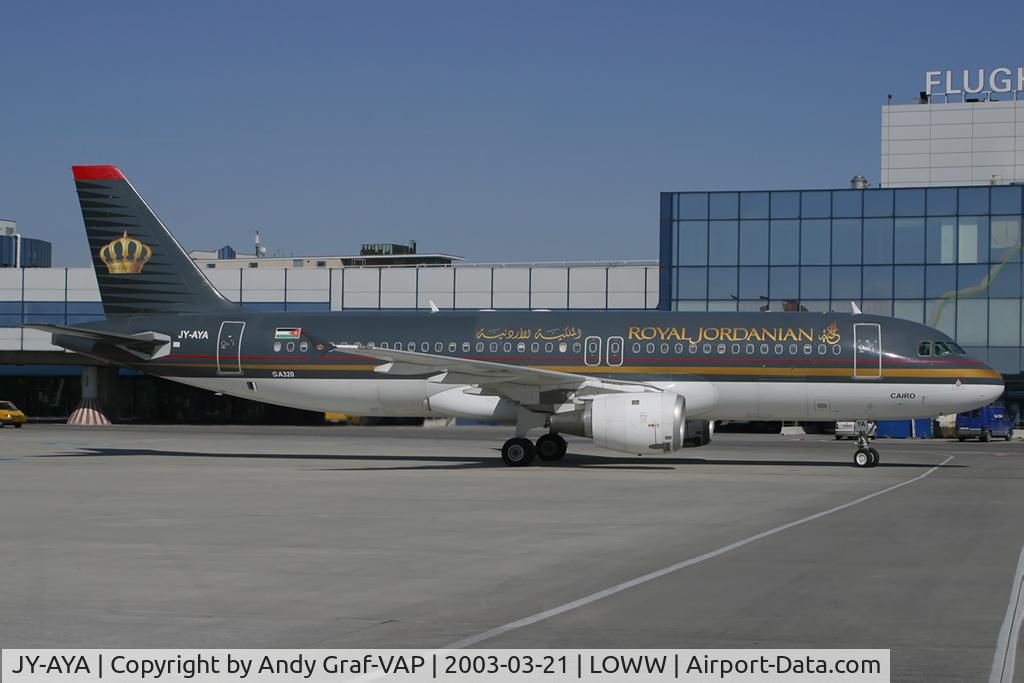 JY-AYA, 1989 Airbus A320-212 C/N 87, Royal Jordanian A320