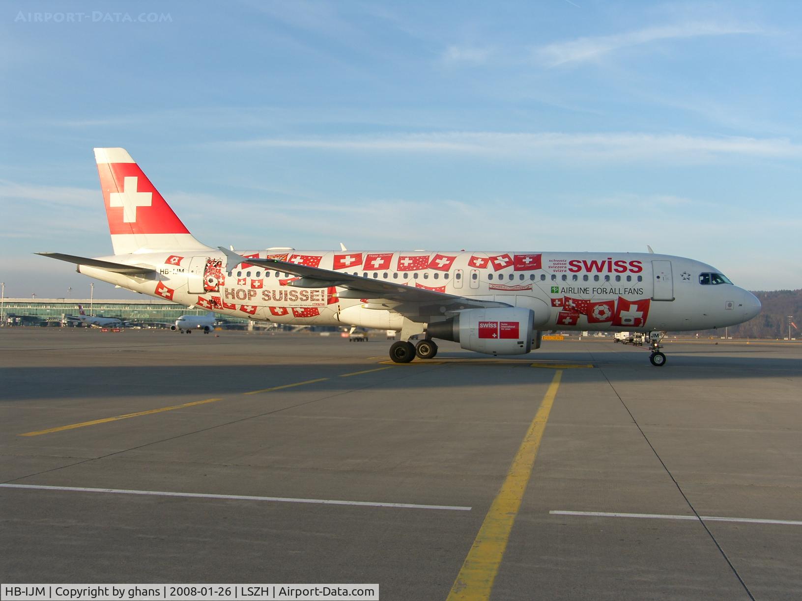 HB-IJM, 1996 Airbus A320-214 C/N 635, 2008 Eurocup Soccer Switzerland/Austria colors