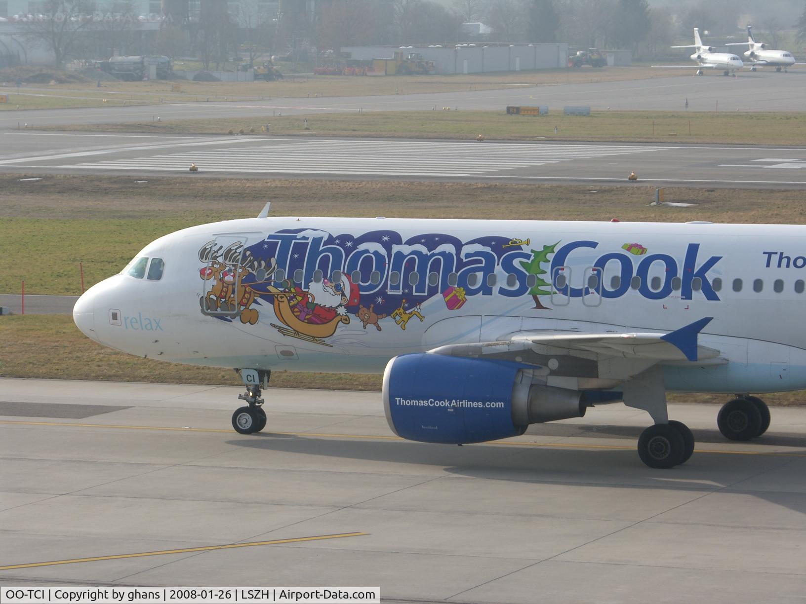 OO-TCI, 2003 Airbus A320-214 C/N 1975, Ho ho ho - Merry Christmas