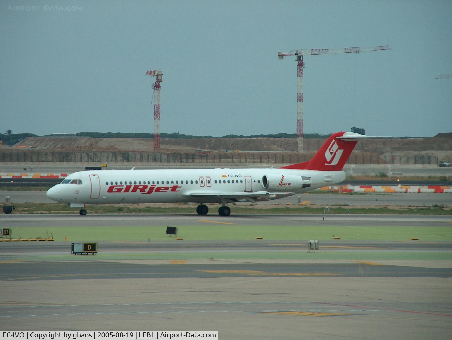 EC-IVO, 1993 Fokker 100 (F-28-0100) C/N 11452, Fokker Girjet