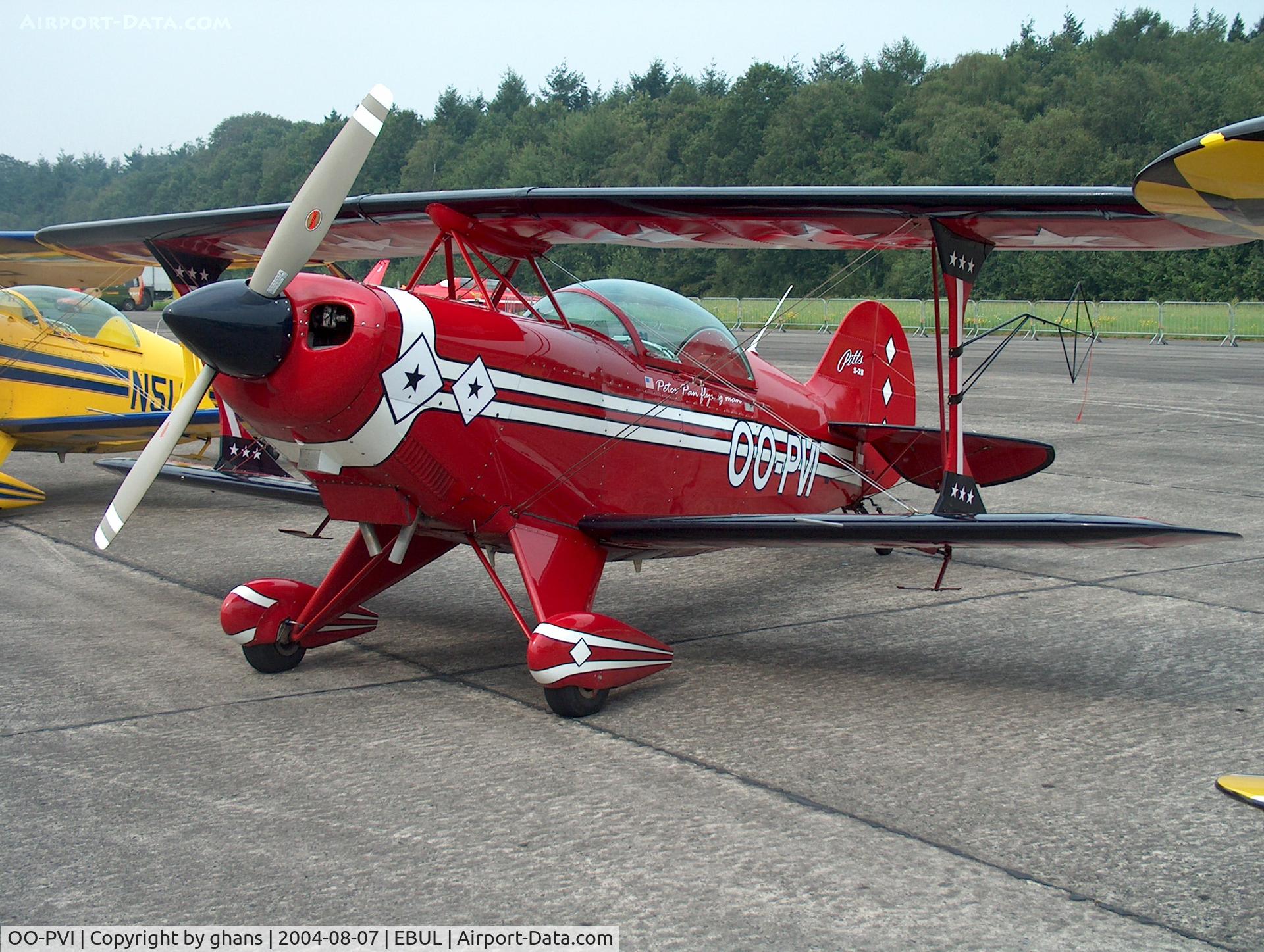 OO-PVI, 1988 Pitts S-2B Special C/N 5144, Nice pitts