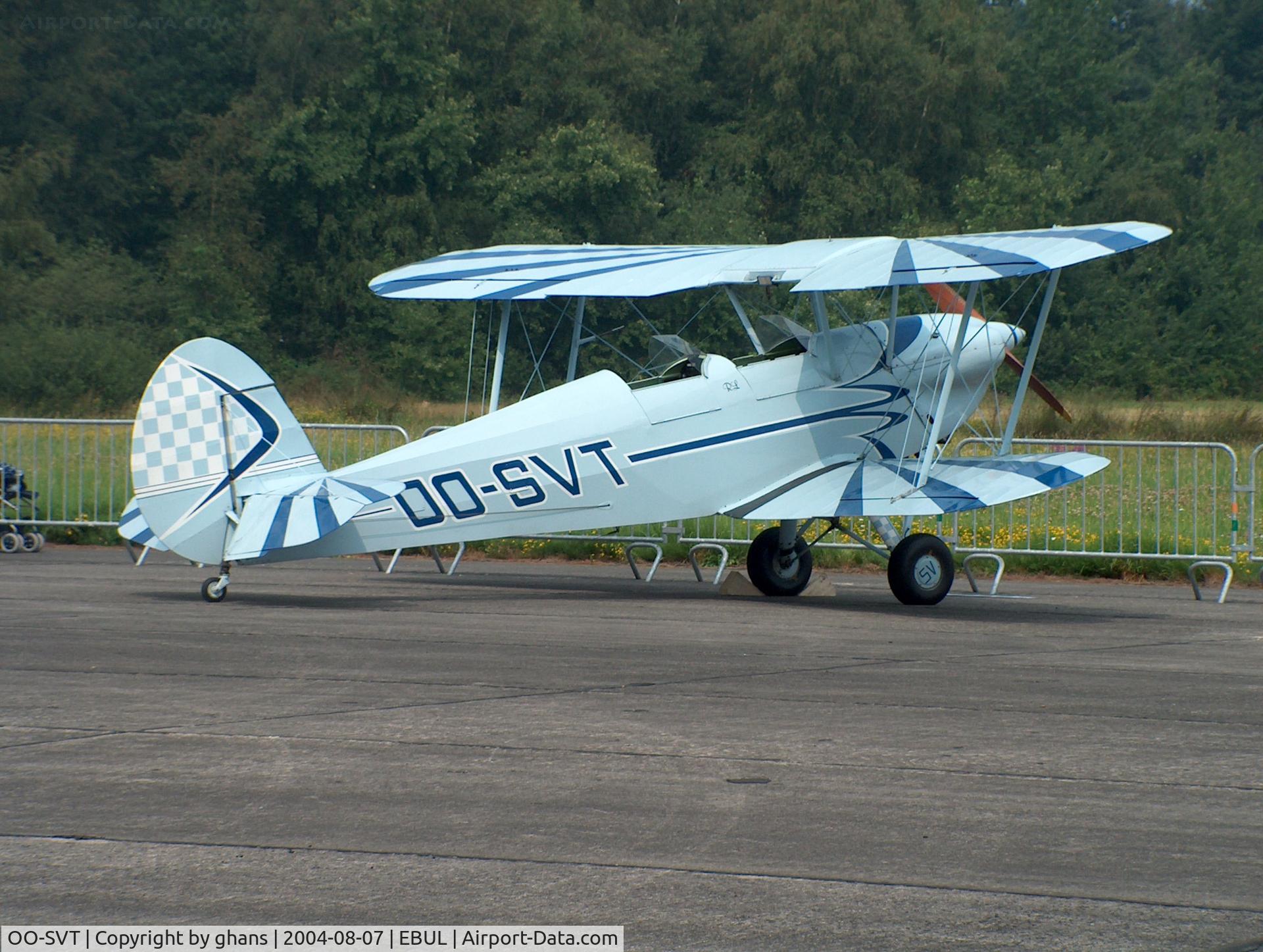 OO-SVT, Stampe-Vertongen SV-4A C/N 9, One of the many Stampe SV4 flying in Belgium