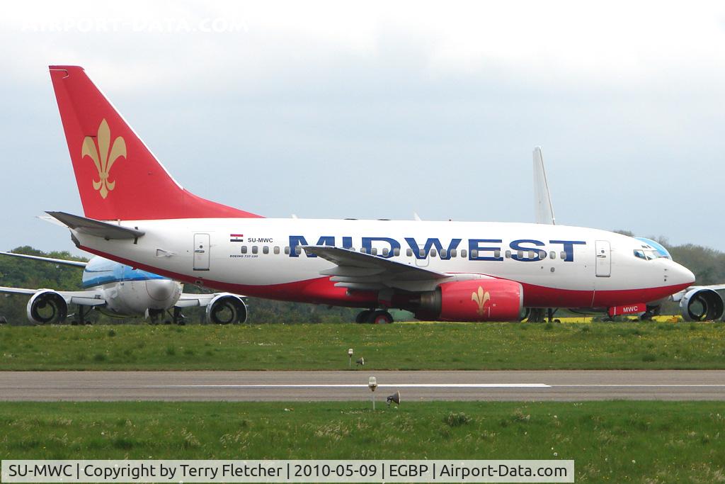 SU-MWC, 1999 Boeing 737-683 C/N 28303, Air Midwest - 1999 B737 - 600 series -at Kemble - surely not for scrapping !!!