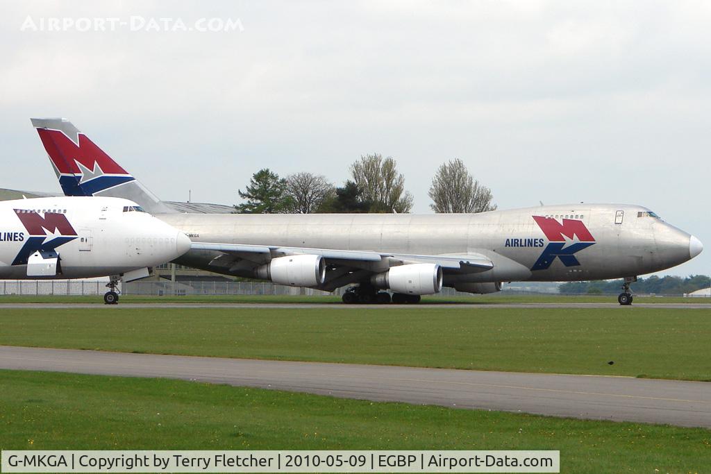 G-MKGA, 1979 Boeing 747-2R7F/SCD C/N 21650, Mk Airlines Jumbo in storage at Kemble