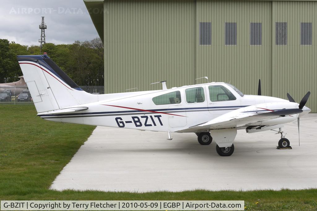 G-BZIT, 1964 Beech 95-B55 Baron Baron C/N TC-564, 1964 Beech BEECH 95-B55 noted at Kemble on Vintage Aircraft Fly-In day