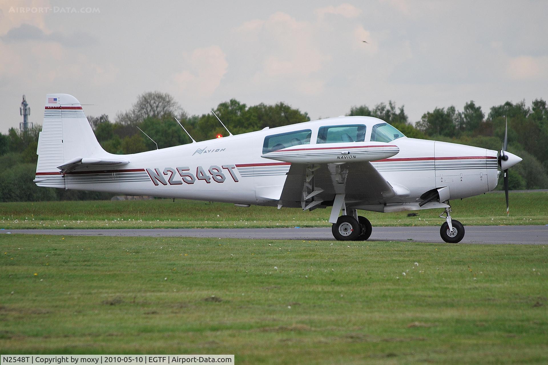 N2548T, 1970 Navion Rangemaster H C/N NAV-4-2548, Navion Rangemaster at Fairoaks
