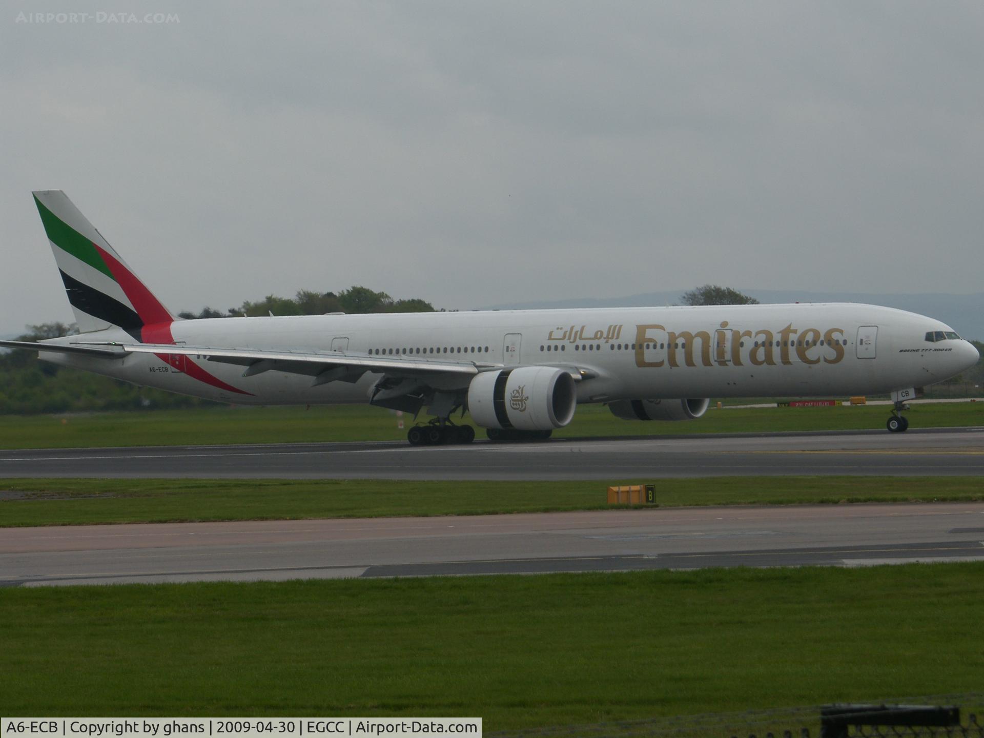 A6-ECB, 2007 Boeing 777-31H/ER C/N 32714, A long triple of Emirates
