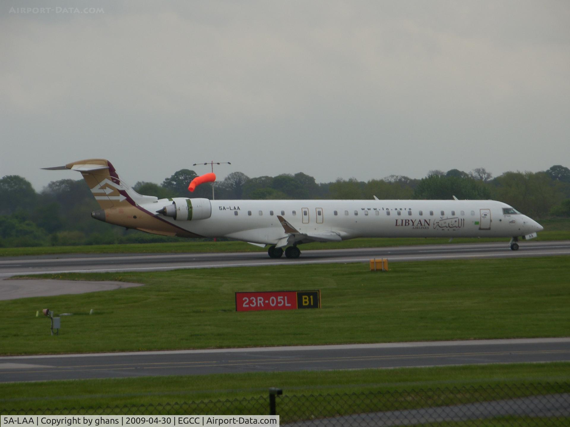 5A-LAA, 2007 Bombardier CRJ-900ER (CL-600-2D24) C/N 15120, Libyan Airlines