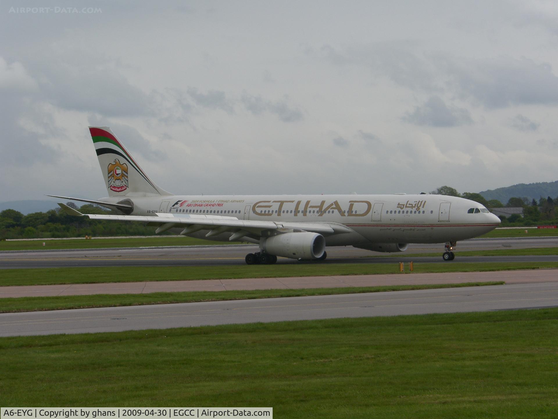 A6-EYG, 2006 Airbus A330-243 C/N 724, 2009 Abu Dhabi Grand Prix