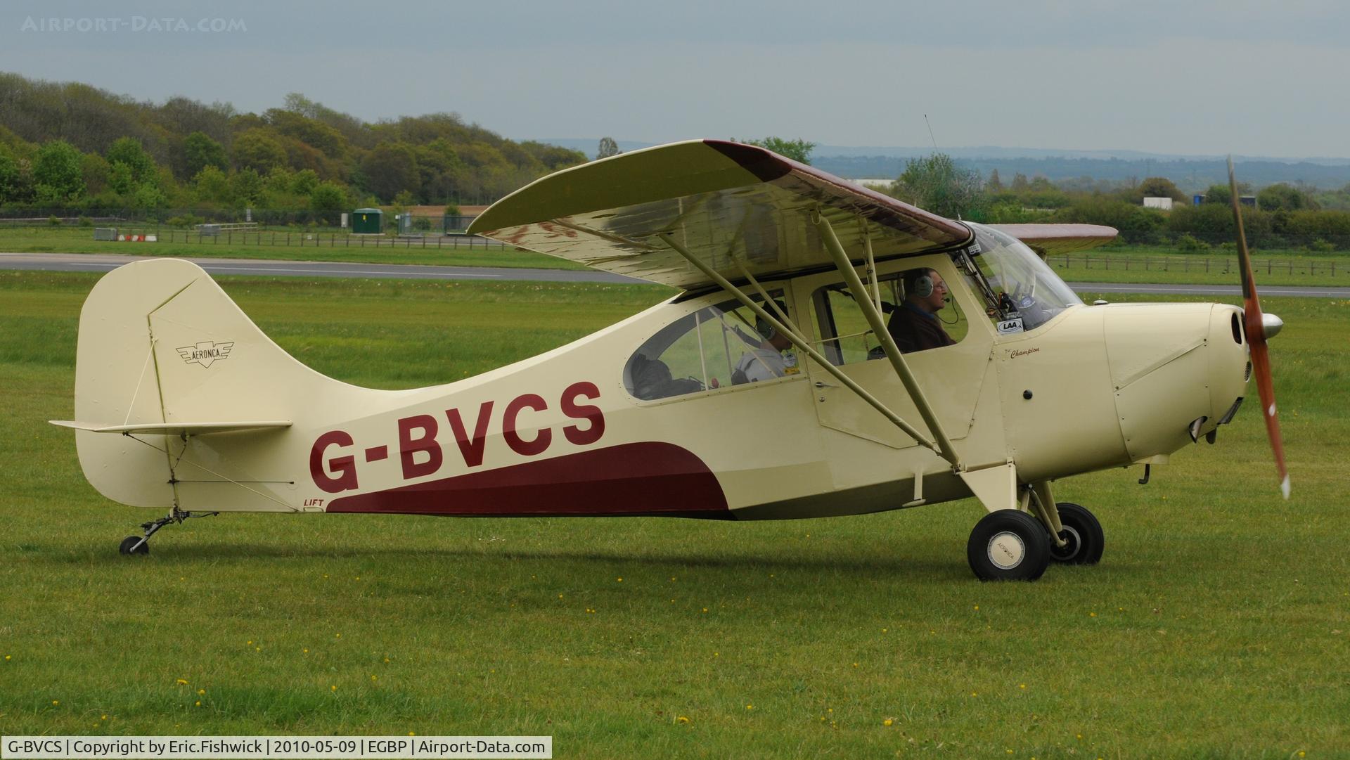 G-BVCS, 1946 Aeronca 7AC Champion C/N 7AC-1346, 2. G-BVCS  at Kemble Airport (Great Vintage Flying Weekend)