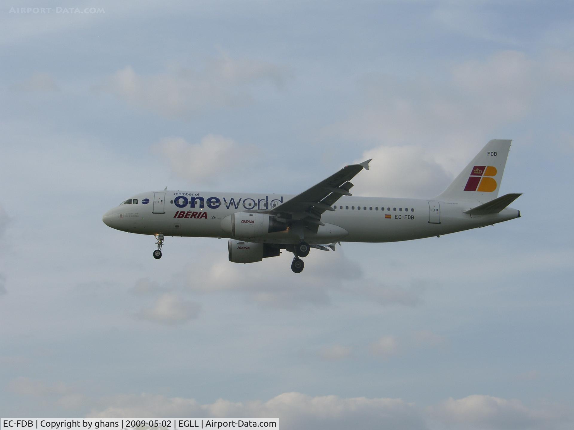 EC-FDB, 1991 Airbus A320-211 C/N 173, Member of the One World family