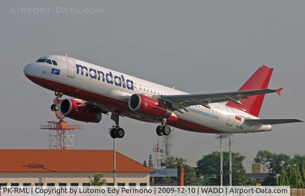 PK-RML, 2008 Airbus A320-232 C/N 3543, Mandala Airlines